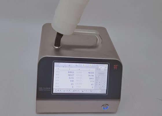 टच स्क्रीन के साथ Y09-310NW पोर्टेबल लेजर कण काउंटर 80W